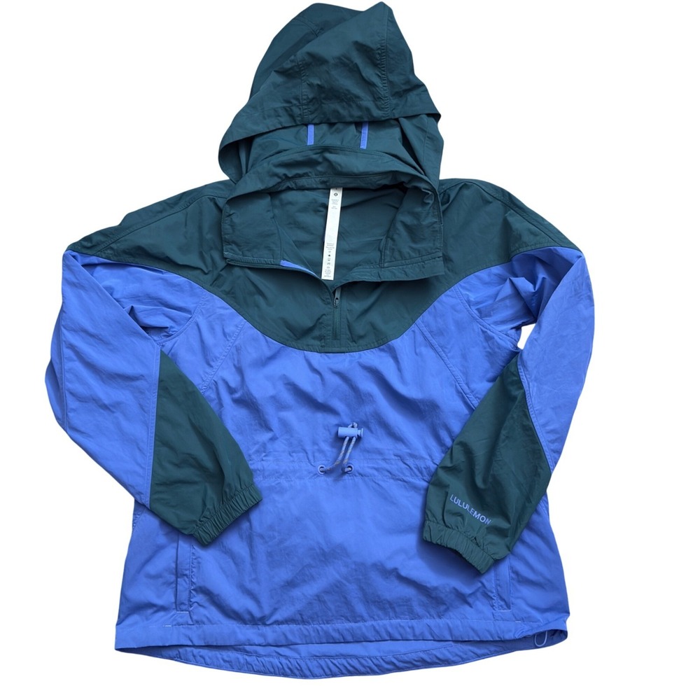 Lululemon Lightweight Packable Anorak Gorpcore Hiking Jacket Outdoor Sz 4 kk09